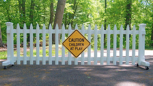 10 ft Free-standing Driveway Gate:
